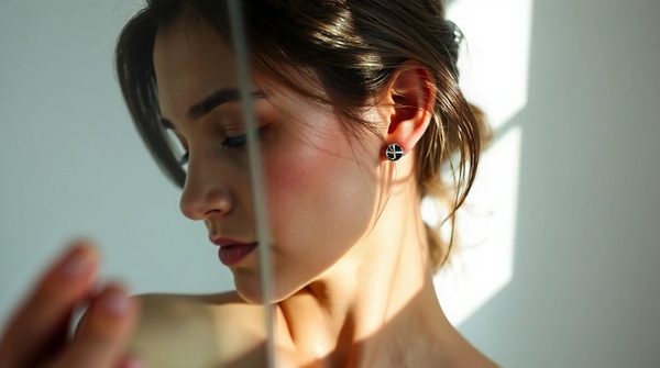 Boucle d'oreille asymétrique : exprimée avec style et confort