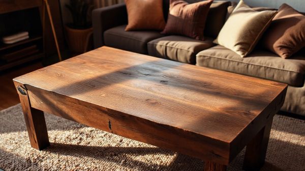 Découvrez les tables basses en bois : le choix idéal pour un salon chaleureux